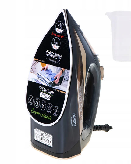 Garinis lygintuvas keramika 3400W AUTO-OFF savaime išsivalantis ANTI-DRIP CR5036
