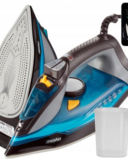 Garinis lygintuvas MESKO HOME 5041 3000W su „strażak“ funkcija, ANTI-CALC, ANTI-DRIP ir vertikalaus lyginimo galimybe