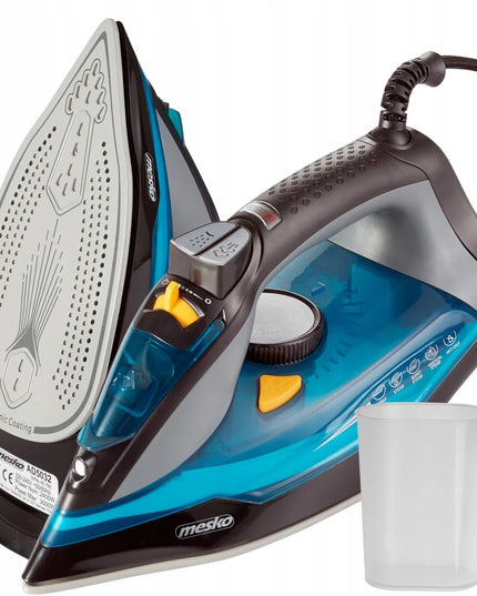 Garinis lygintuvas MESKO HOME 5041 3000W su „strażak“ funkcija, ANTI-CALC, ANTI-DRIP ir vertikalaus lyginimo galimybe