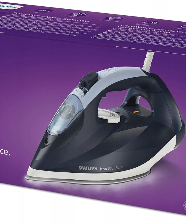 Garų lygintuvas 2800W Philips Azur 7000 serija mėlynas DST7030/20