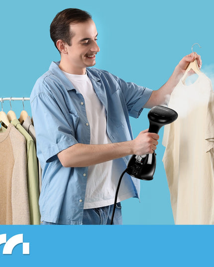 Garų lygintuvas MalTec HDS5000W – vertikalus lyginimas, dezinfekcija, 7in1 su priedais kelionėms ir namams