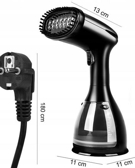 Garų lygintuvas MalTec HDS5000W – vertikalus lyginimas, dezinfekcija, 7in1 su priedais kelionėms ir namams