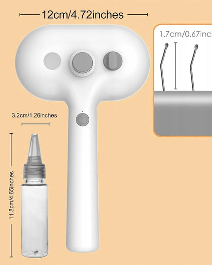 Garų šepetys šunims ir katėms kailio priežiūrai Steamy Cat Brush