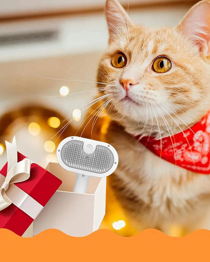 Garų šepetys šunims ir katėms kailio priežiūrai Steamy Cat Brush