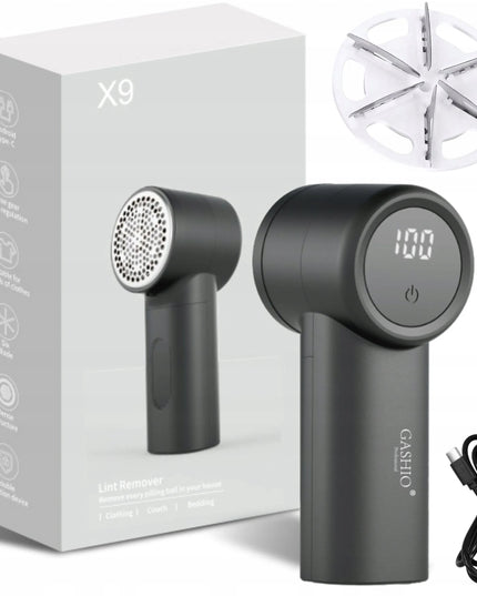 GASHIO X9 elektrinė drabužių pūkų rinkimo mašinėlė, akumuliatorinė