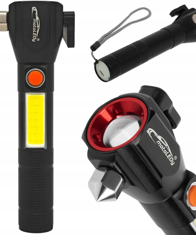 Gelbsti tipo žibintuvėlis – 2x LED, 6 funkcijos, kurios gali išgelbėti jūsų gyvybę