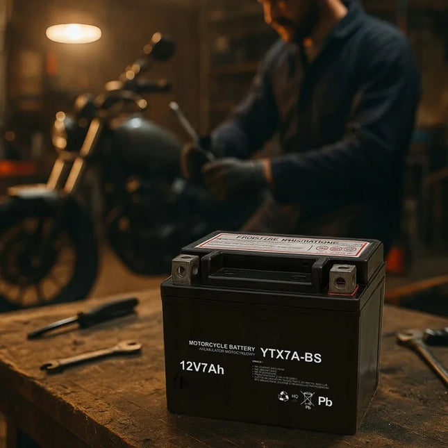 Gelinis akumuliatorius 12V 7Ah motociklui, motoroleriui, patvarus, ilgaamžis
