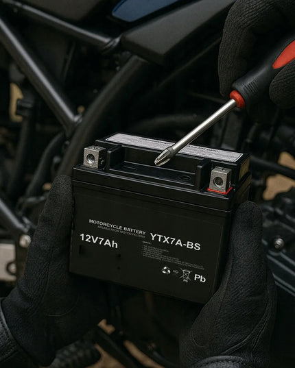Gelinis akumuliatorius 12V 7Ah motociklui, motoroleriui, patvarus, ilgaamžis