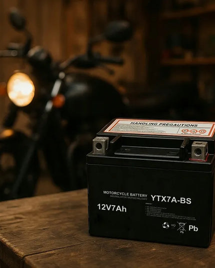 Gelinis akumuliatorius 12V 7Ah motociklui, motoroleriui, patvarus, ilgaamžis
