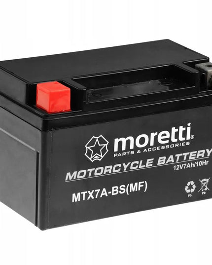 Gelinis akumuliatorius 12V 7Ah motoroleriui ir motociklui Martinelli
