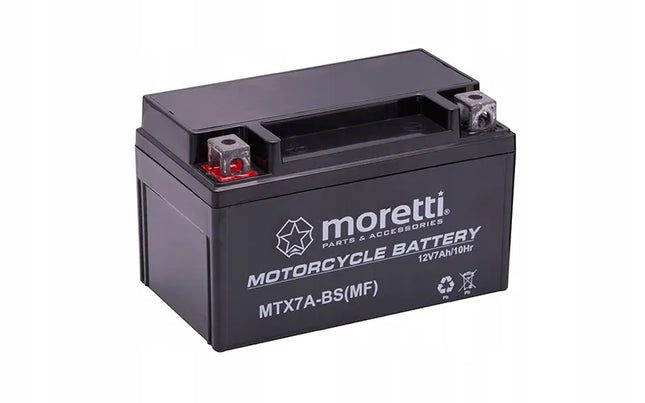 Gelinis akumuliatorius 12V 7Ah motoroleriui ir motociklui Martinelli