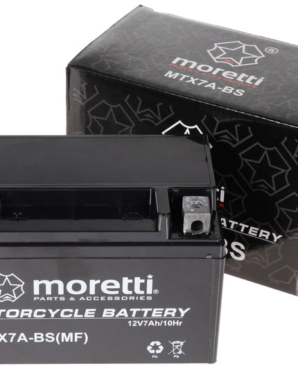 Gelinis akumuliatorius 12V 7Ah motoroleriui ir motociklui Martinelli