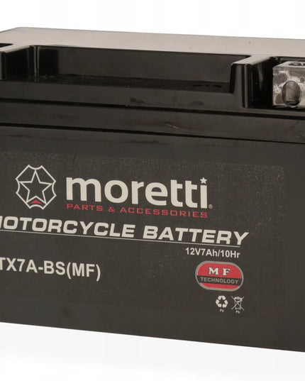 Gelinis akumuliatorius 12V 7Ah motoroleriui ir motociklui Martinelli