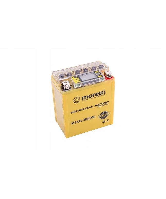 GELINIS akumuliatorius LCD 12V 7Ah motoroleriui ir motociklui