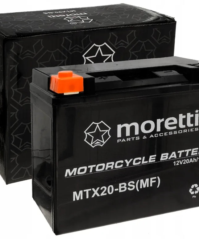 Gelinis akumuliatorius MORETTI MTX20-BS 20 Ah YTX20-BS Martinelli