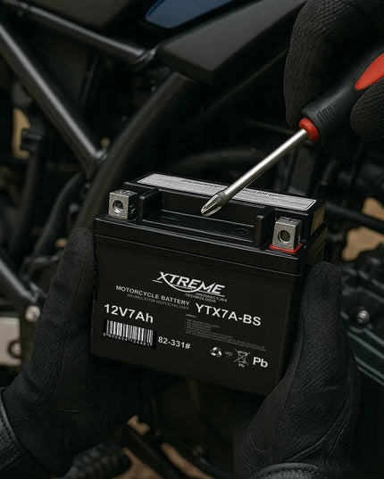 Gelinis akumuliatorius XTREME 12V 7Ah motociklui, motoroleriui