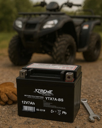 Gelinis akumuliatorius XTREME 12V 7Ah motociklui, motoroleriui