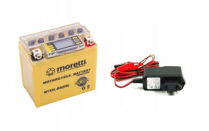 GELINIS LCD AKUMULIATORIUS 12V 5Ah MOTOROLERIUI IR MOTOCIKLUI Martinelli
