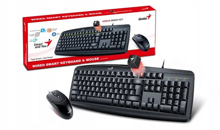 Genius Smart KM-200 laidinės klaviatūros ir optinės pelės rinkinys