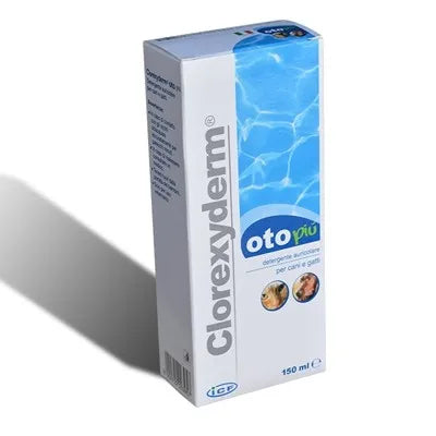 Geulincx Clorexyderm Oto Piu 150 ml ausų priežiūros priemonė ICF