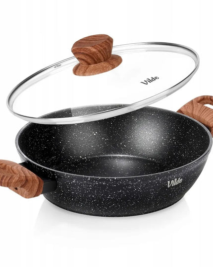 Gili granitinė keptuvė VILDE 24 cm 2,2 l su dangčiu