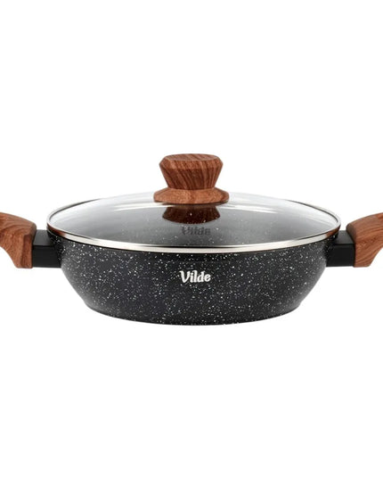 Gili granitinė keptuvė VILDE 24 cm 2,2 l su dangčiu