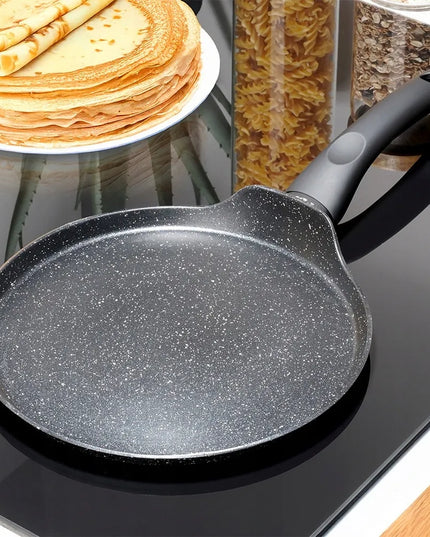 GRANITINĖ blynų, paplotėlių ir omletų keptuvė VILDE, žema, lygi, 24 cm