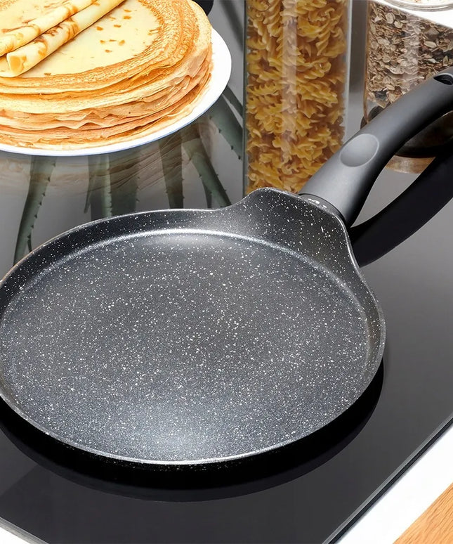GRANITINĖ blynų, paplotėlių ir omletų keptuvė VILDE, žema, lygi, 24 cm