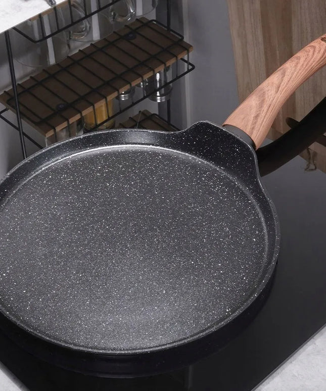 GRANITINĖ blynų, paplotėlių ir omletų keptuvė, žema, plokščia 26 cm, VILDE