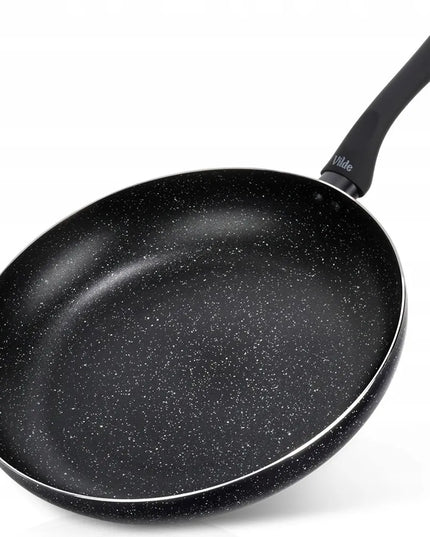 GRANITINĖ keptuvė 32 cm – marmurinė, tradicinė, skirta dujinėms ir indukcinėms viryklėms
