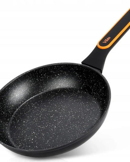 GRANITINĖ keptuvė kepimui ir troškinimui VILDE TERRUNA 24 cm dujinei ir indukcinei viryklei
