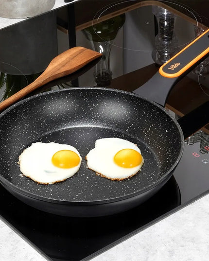 GRANITINĖ keptuvė kepimui ir troškinimui VILDE TERRUNA 24 cm dujinei ir indukcinei viryklei