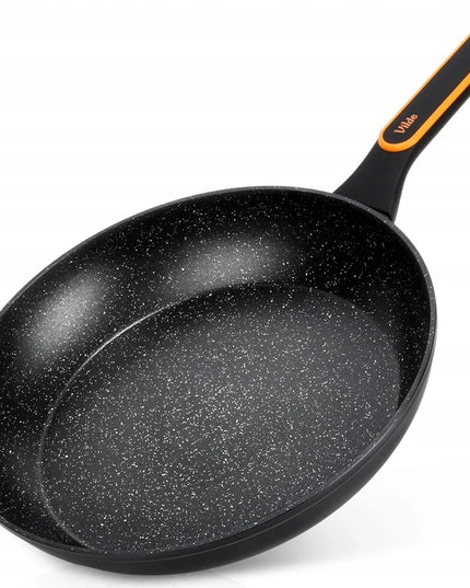 GRANITINĖ keptuvė kepimui ir troškinimui VILDE TERRUNA 32 cm dujoms ir indukcijai