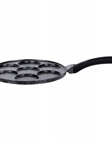Granitinė keptuvė kiaušiniams ir blynams 7 ertmių BLACK LINE 26 cm / Vilde