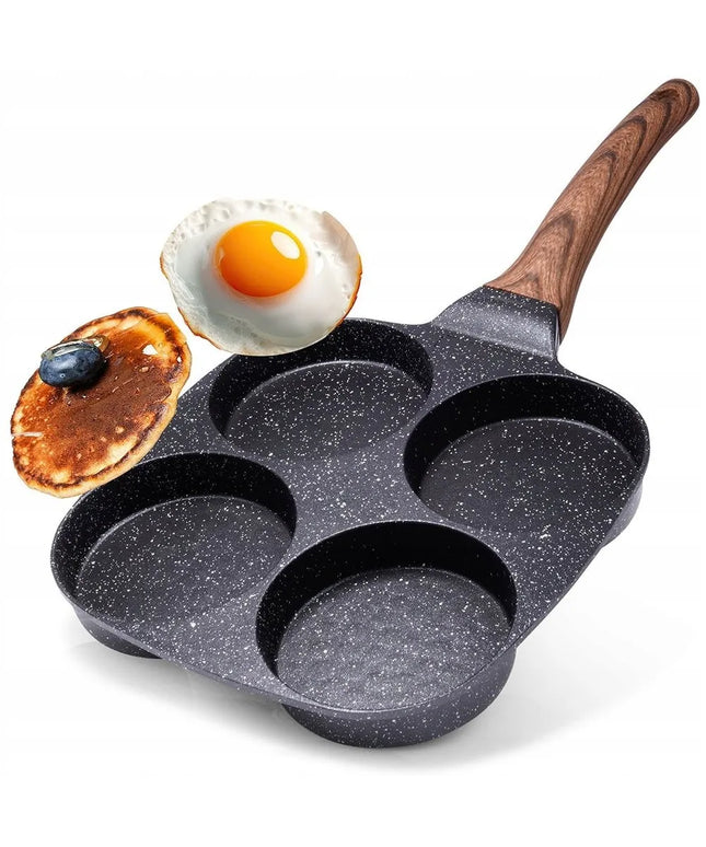 Granitinė keptuvė kiaušiniams ir blynams Vilde Black&Wood