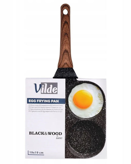 Granitinė keptuvė kiaušiniams ir blynams Vilde Black&Wood