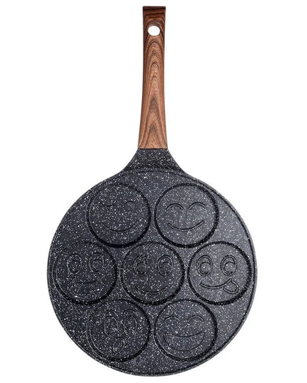 GRANITINĖ keptuvė kiaušiniams, sklindžiams ir blynams Vilde Black&Wood