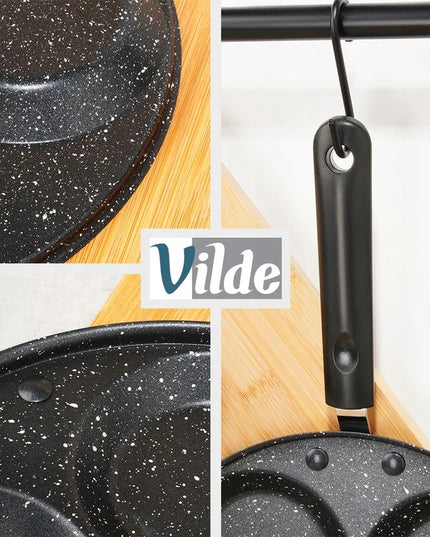 GRANITINĖ keptuvė kiaušinienei ir blyneliams Vilde 24 cm