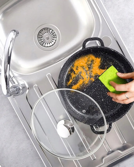 Granitinė keptuvė ORION GRANDE 28 cm su dangčiu
