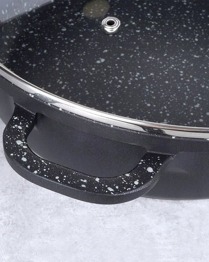 Granitinė keptuvė ORION GRANDE 28 cm su dangčiu