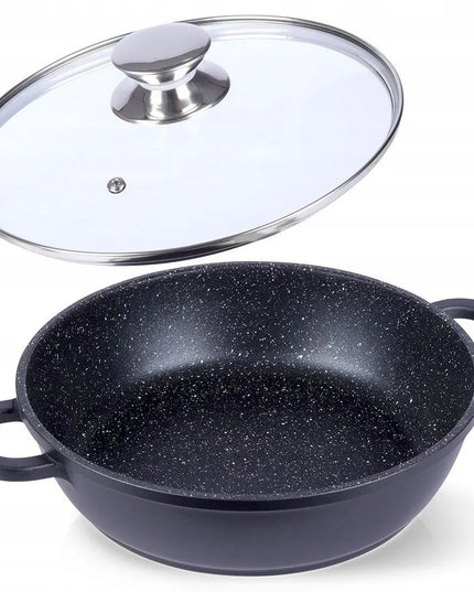 GRANITINĖ keptuvė-puodas kepimui ir troškinimui ORION GRANDE 24cm