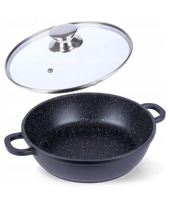 GRANITINĖ keptuvė-puodas kepimui ir troškinimui ORION GRANDE 24cm