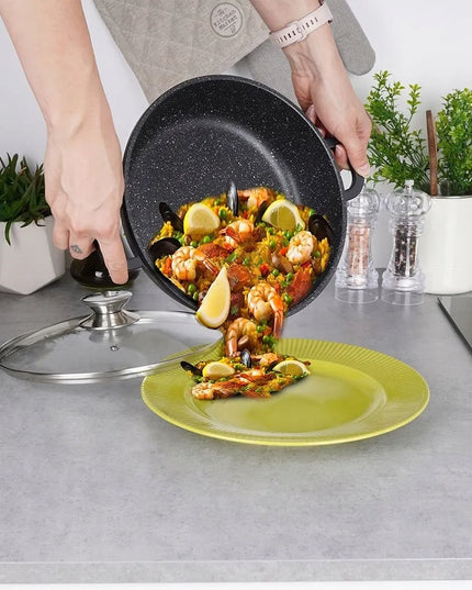 GRANITINĖ keptuvė-puodas kepimui ir troškinimui ORION GRANDE 24cm