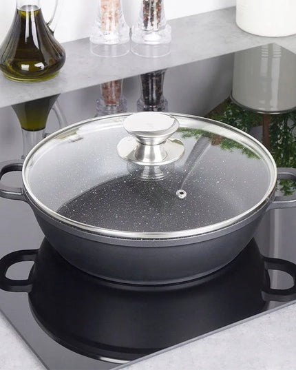 GRANITINĖ keptuvė-puodas kepimui ir troškinimui ORION GRANDE 24cm