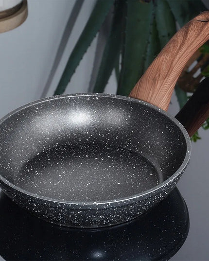 Granitinė keptuvė VILDE 16 cm, skirta kepimui ir troškinimui, dujinėms ir indukcinėms viryklėms