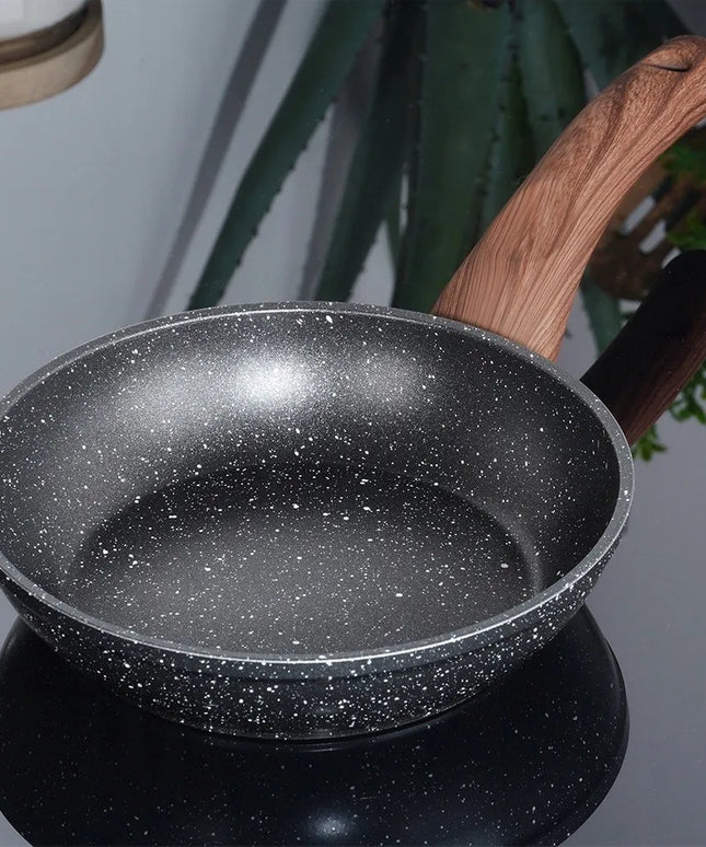 Granitinė keptuvė VILDE 16 cm, skirta kepimui ir troškinimui, dujinėms ir indukcinėms viryklėms