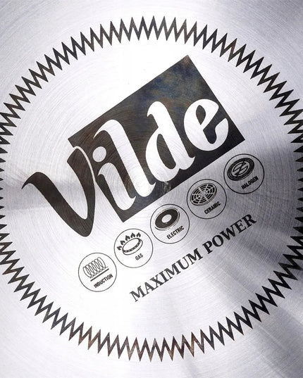 Granitinė keptuvė Vilde Black Line 26 cm universali dujinėms ir indukcinėms viryklėms