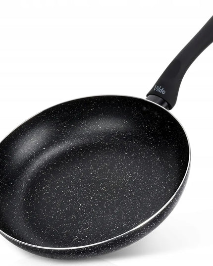 Granitinė keptuvė Vilde Black Line 26 cm universali dujinėms ir indukcinėms viryklėms