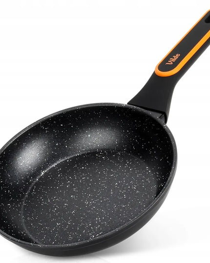 GRANITINĖ keptuvė VILDE TERRUNA 20 cm, kepimui ir troškinimui, tinka dujoms ir indukcijai