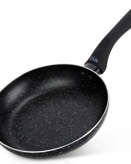 GRANITINĖ marmurinė tradicinė keptuvė dujinėms ir indukcinėms viryklėms 20 cm